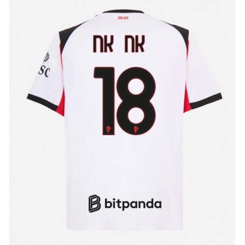AC Milan Christopher Nkunku #18 Replica Away Stadium Shirt 2025-26 Short Sleeve AC Milan Christopher Nkunku #18 Replica Away Stadium Shirt 2025-26 Short Sleeve